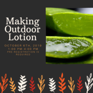 Making Outdoor Lotion