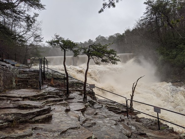 DSP DeSoto Falls after the flood