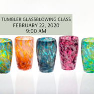 Tumbler Glassblowing Class