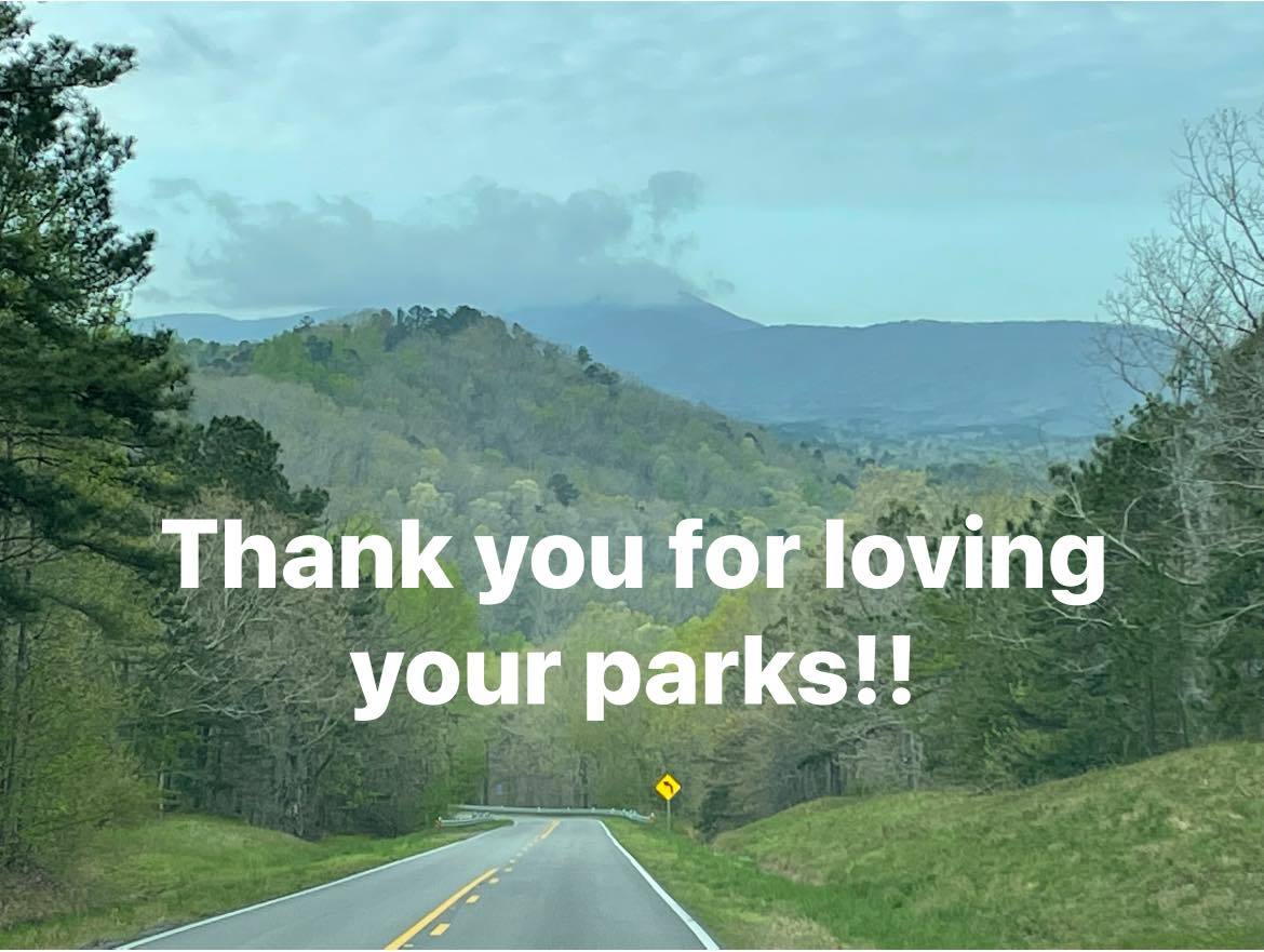 Cheaha Thank you for loving your parks