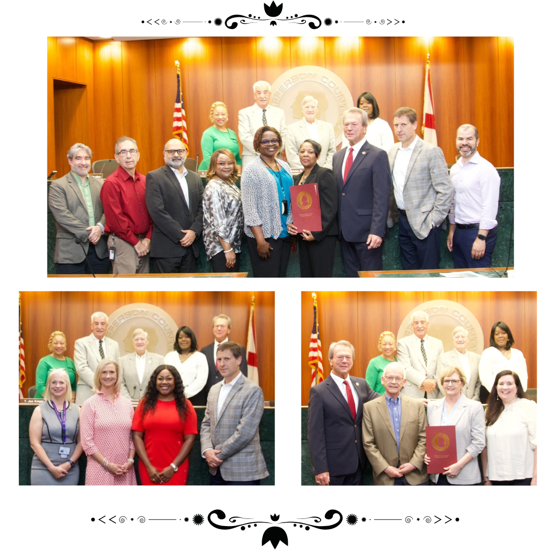 Collage of Commission Presentations from May 9th meeting