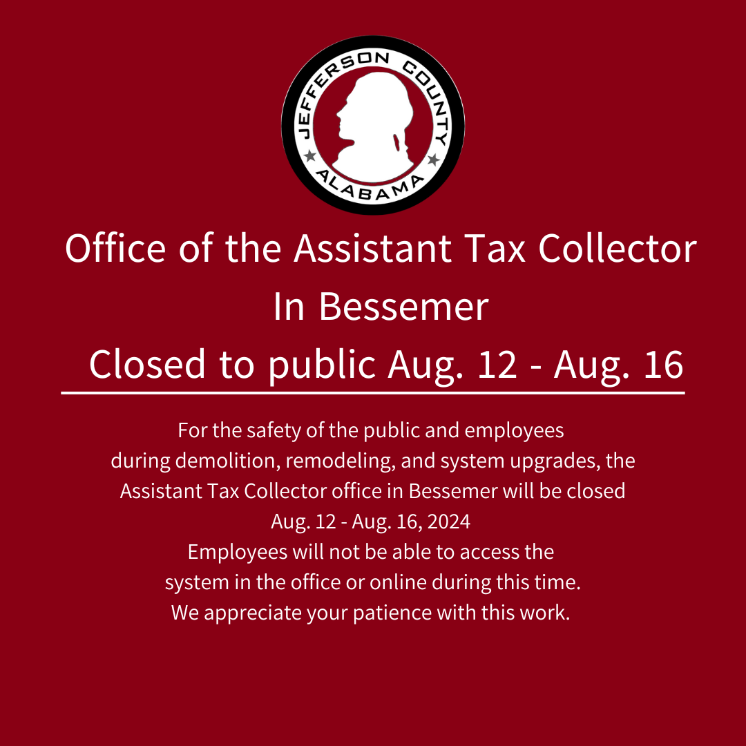 Assistant Tax Assessor Office closed