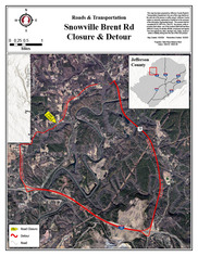 Snowville Brent Road Closure