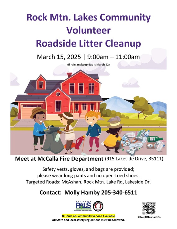 Rock Mtn Lakes Community Cleanup