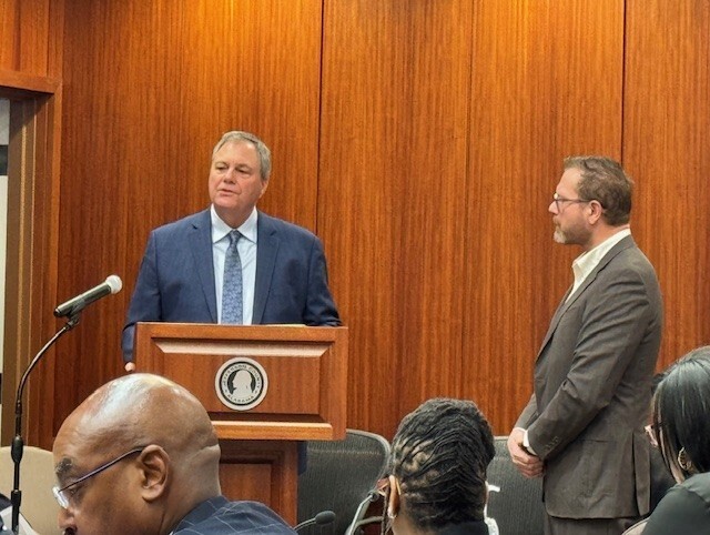 VP for ACIPCO at Tuesday Pre-Commission Meeting