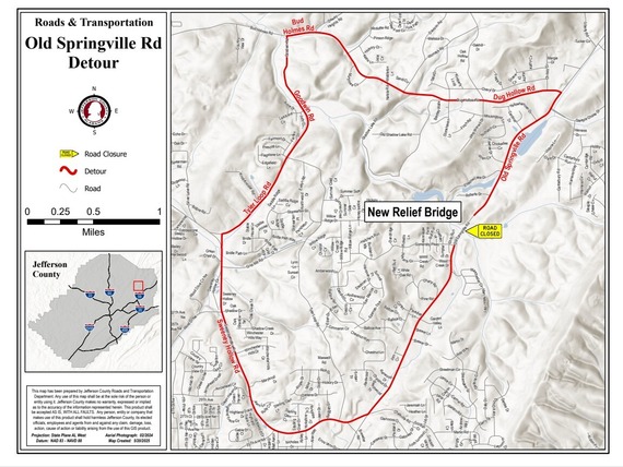 Old Springville Road Closure