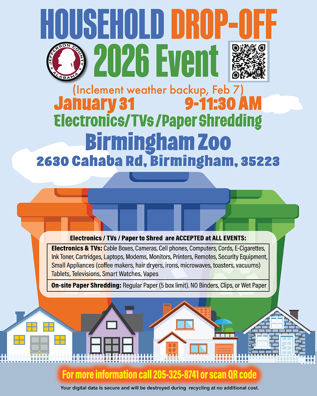 January 31st Electronics Household Drop Off Event