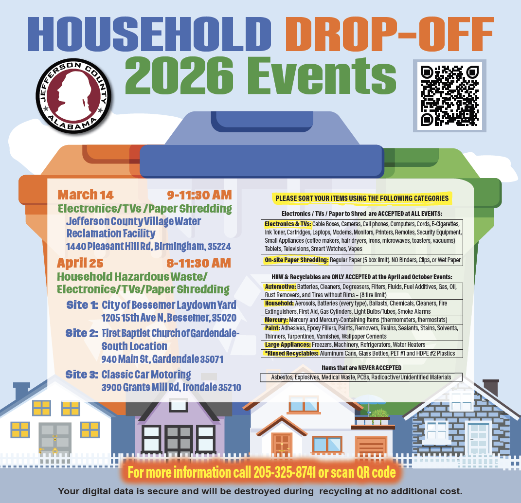 upcoming household drop off events 