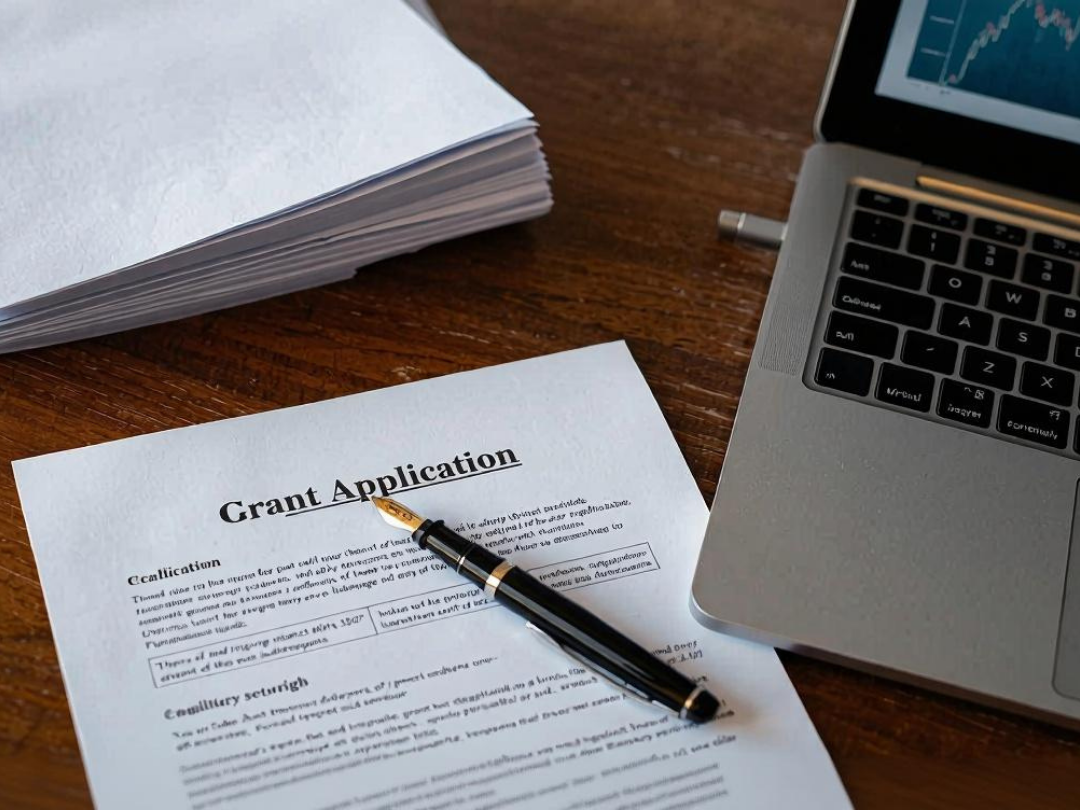 Grant application ready to be filled out