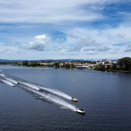 Powerboats on the Manning