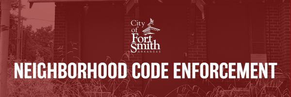 Neighborhood Code Enforcement Banner.