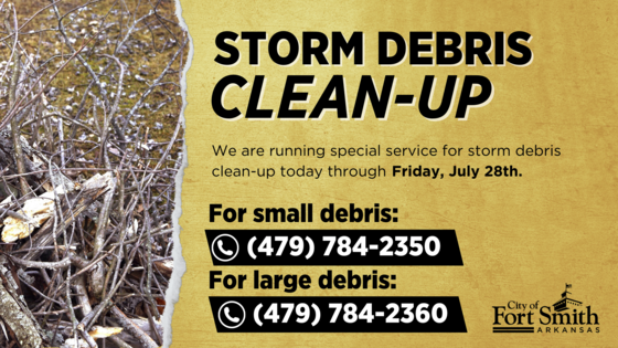 Storm Debris Pick-Up Information 