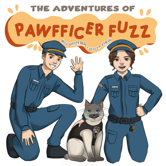 Adventures of Pawfficer Fuzz Logo