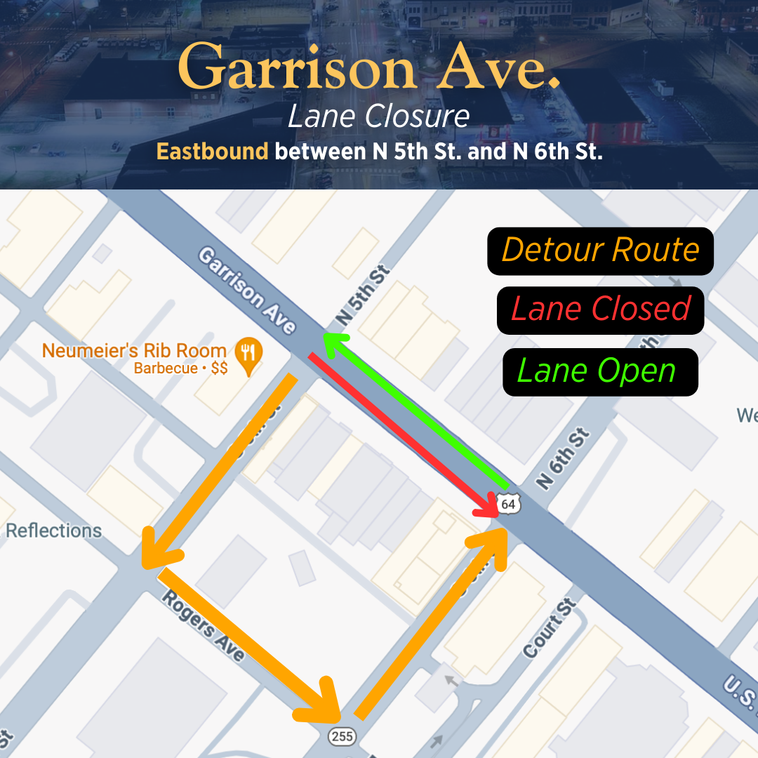 Garrison Avenue Lane Closure