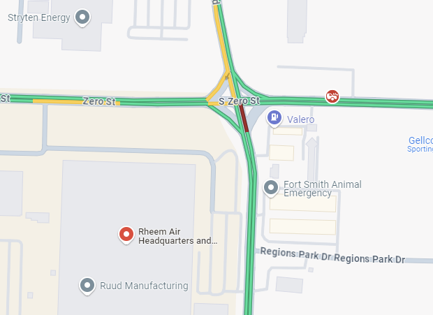 zero street and highway 45