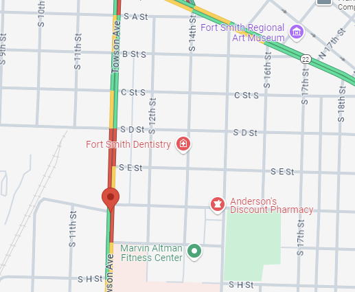 south f street and towson avenue