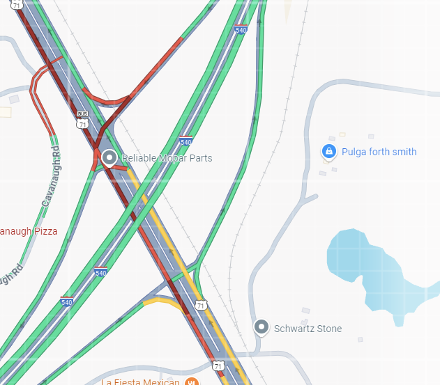 HIGHWAY 71 AND I-540