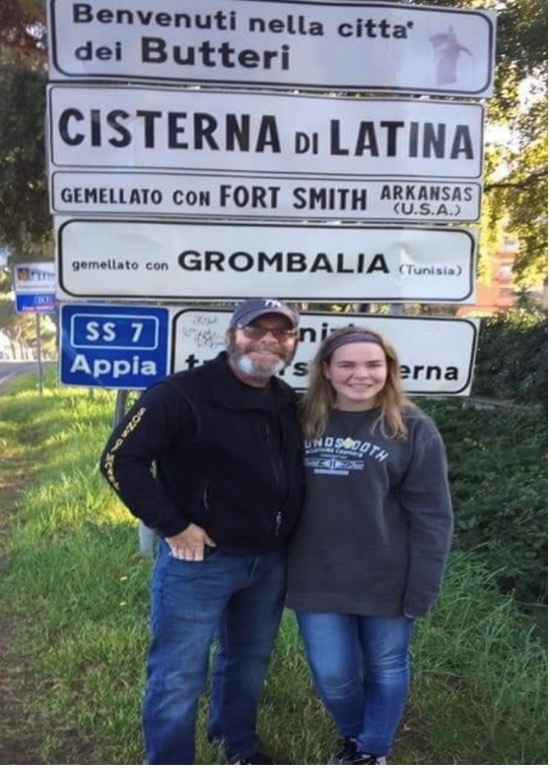 Cisterna Sister City Sign 