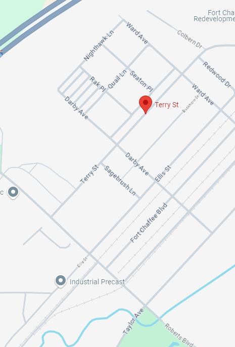 Ward Avenue to Terry Street to Roberts Blvd. and to Taylor Avenue