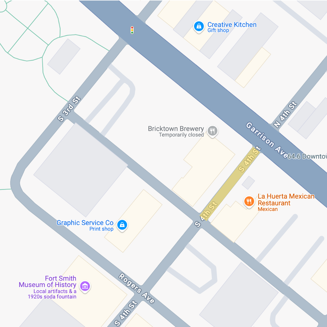 Map of street closure