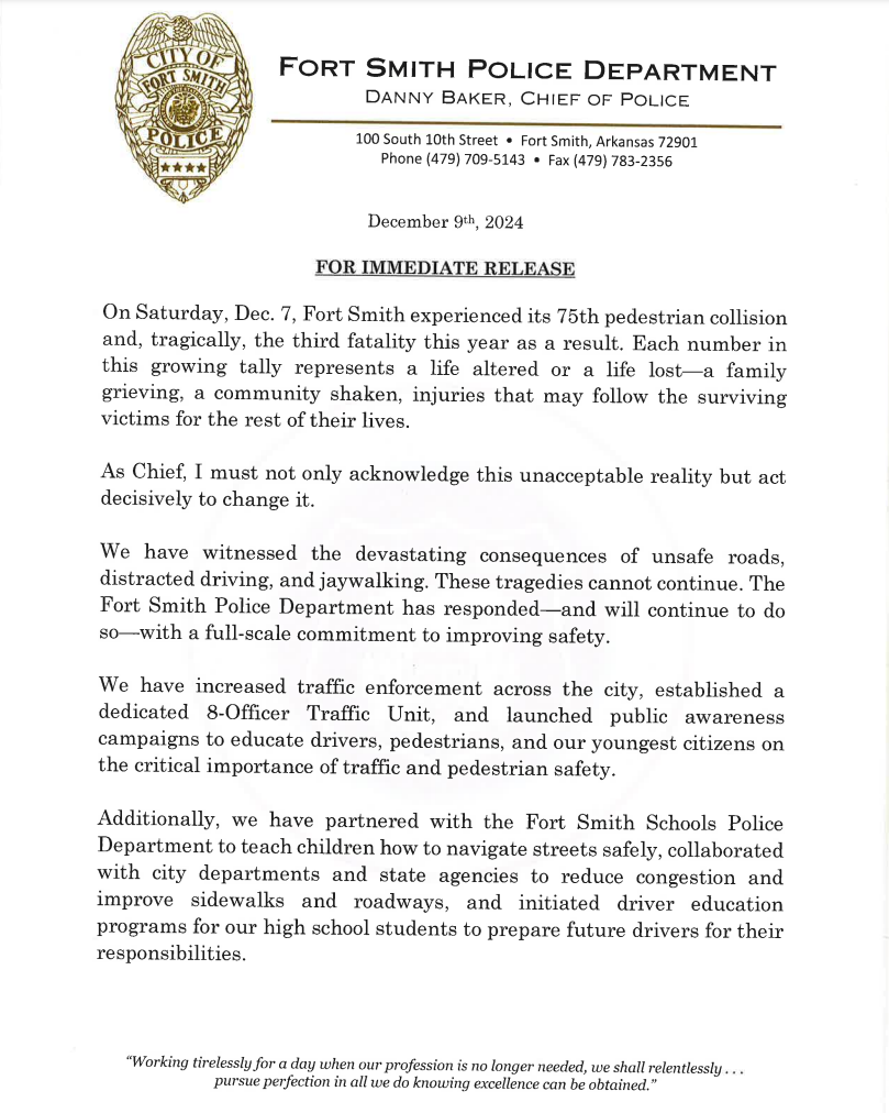 CHIEFS STATEMENT 1 OF 2