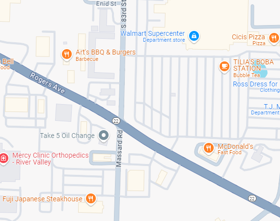 massard road and rogers avenue