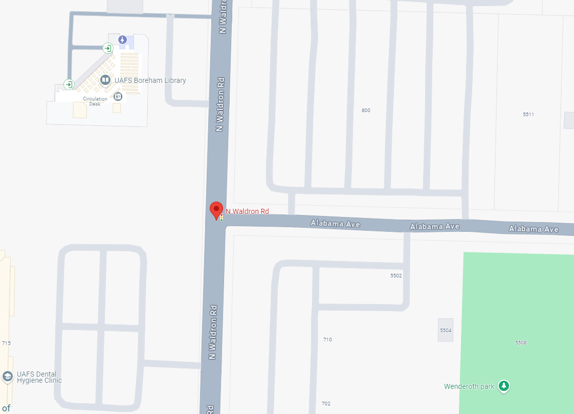 alabama avenue and waldron road