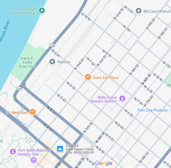 Riverfront Drive - North A to North H Streets and Mayors 4th of July Path