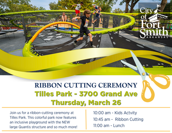 Ribbon-Cutting Ceremony at Tilles Park