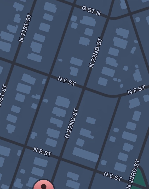 N F Street 