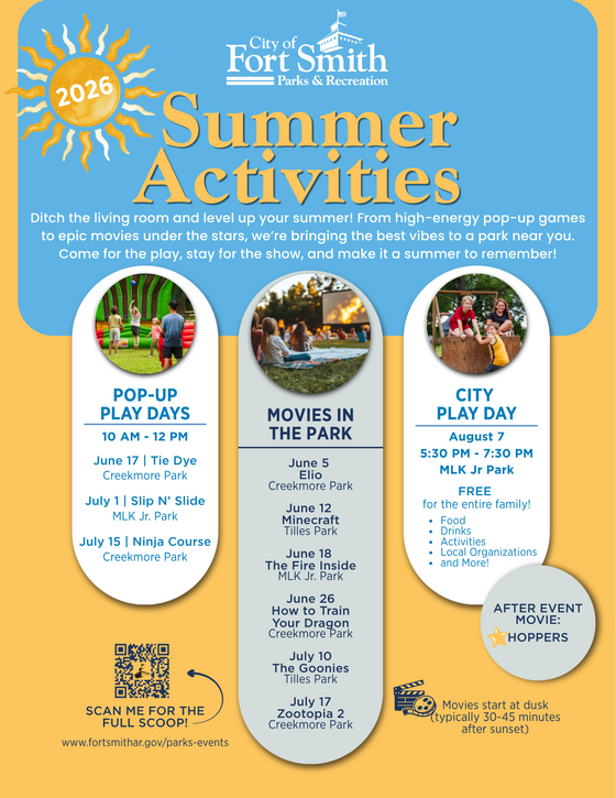 Parks Summer Activities 2026