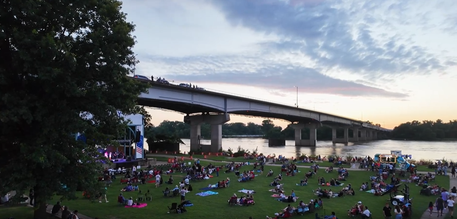 Image of Riverfront Park where Mayor's Fourth of July will take place