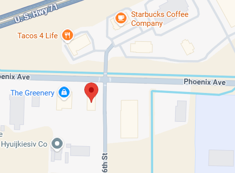 Map image of the area around 4520 Phoenix Avenue