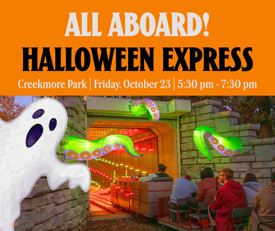 All Aboard! Halloween Express advertisement