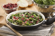 Kale and  Cranberry Stir-Fry