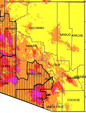 Heat Risk Map 8.4.21