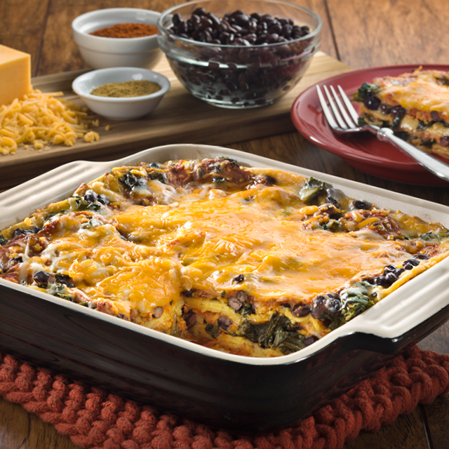 Cheesy Veggie Enchiladas