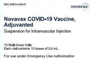 novavax packaging