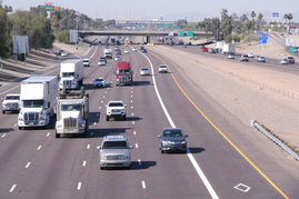 Traffic on I-10 in 2016