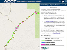 Adopt a Highway Map
