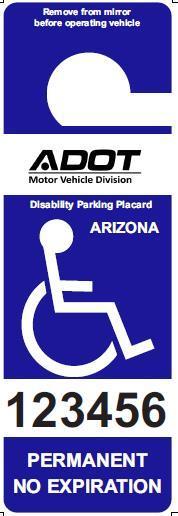 Az Handicap Placard Form