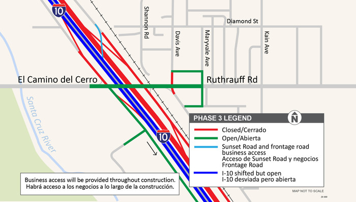 Ruthrauff Road interchange as of July 16