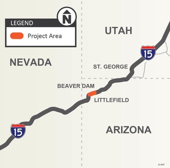 Virgin River Bridge No. 1 map