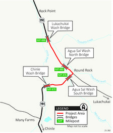 Work slated to begin Oct. 11 on US 191 Chinle - Lukachukai Wash Bridges ...