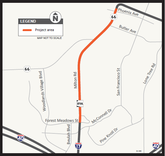 Milton Rd map