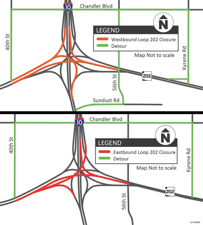 Loop 202 Santan Map