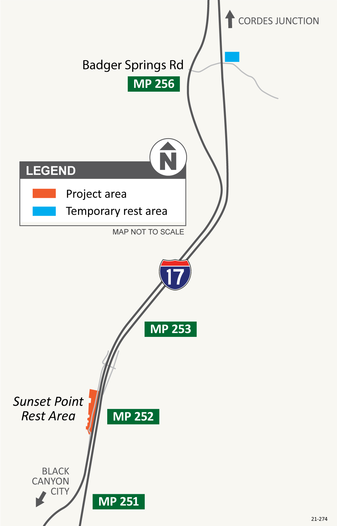 I-17 Sunset Point Rest Area closing for extensive renovation project ...