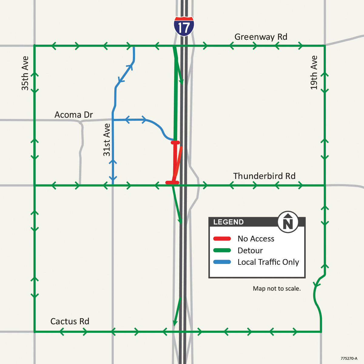 Detour Map