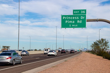 Loop 101 near Princess Drive/Pima Road in north Scottsdale (ADOT file photo 2)