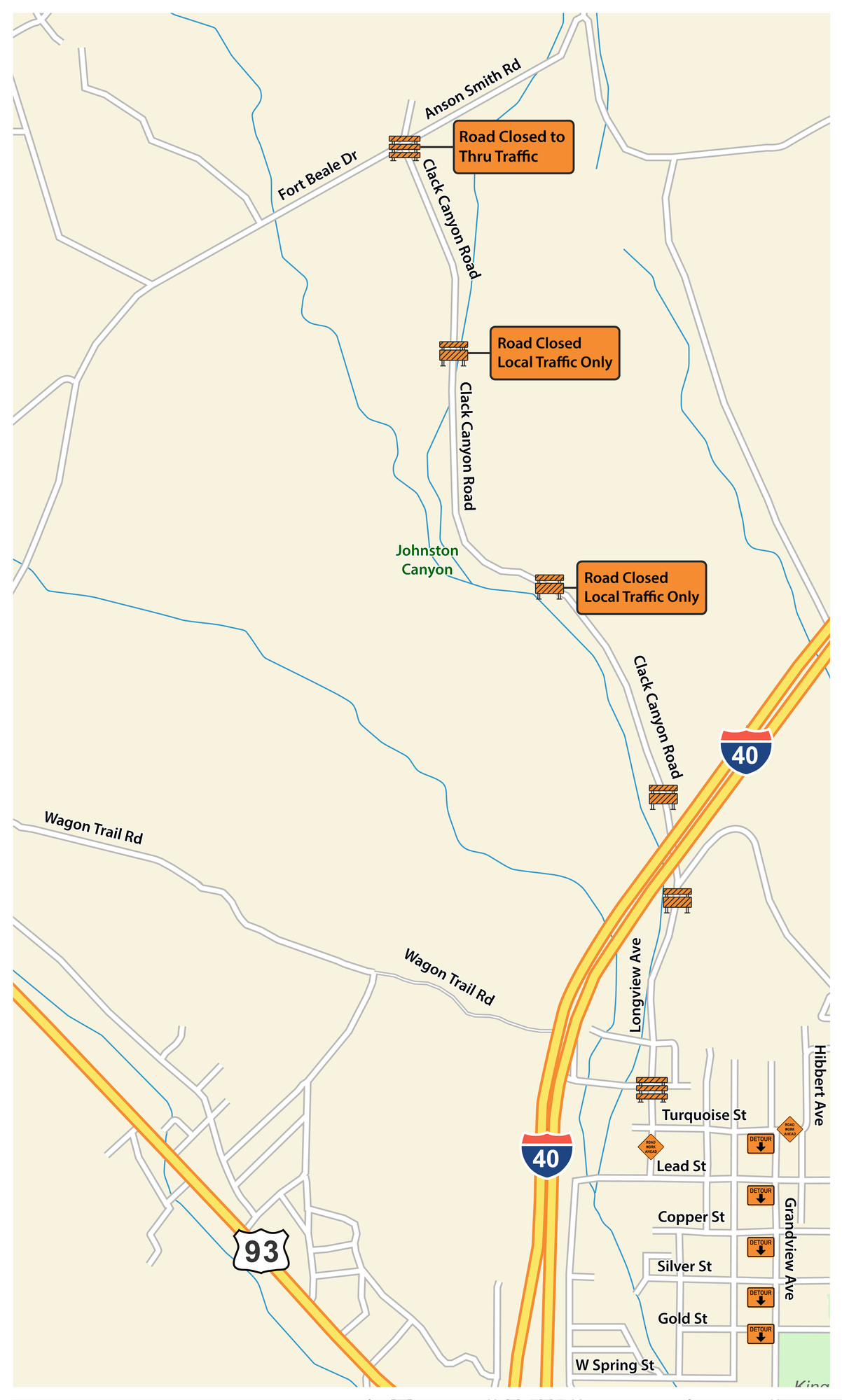 Year-long Closure Of Clack Canyon Road Begins Tuesday, July 16 As Work ...